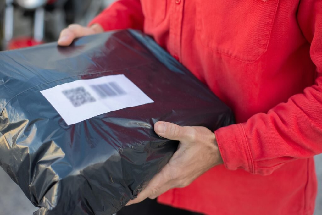 barcode return label